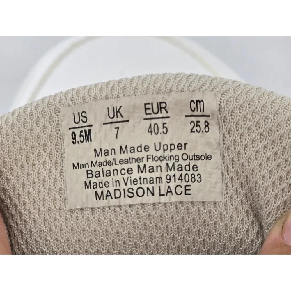 Dr. Scholls Madison Lace Sneaker Womens 9.5 White Gold Platform - Excellent